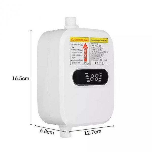 Водонагреватель-душ проточный электрический Water Heater RX-021 3000 Ватт с экраном ALN-RX-021 фото