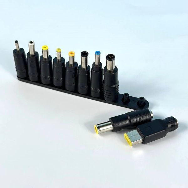 Кабель питания ноутбука 65W USB Type-C to DC (набор 10 в 1) 180 см ALN-111341 фото