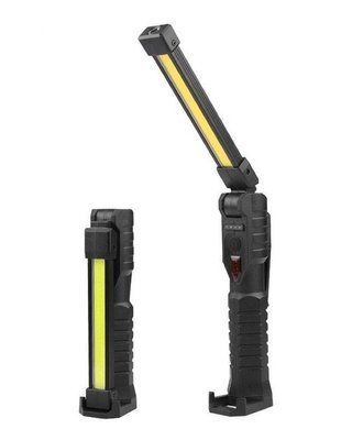 Акумуляторний LED + COB робочий ліхтар LIGHT L08-1  з магнітом і гачком, 7 режимів, складний, USB заряджання ALN-LIGHT L08-1 фото