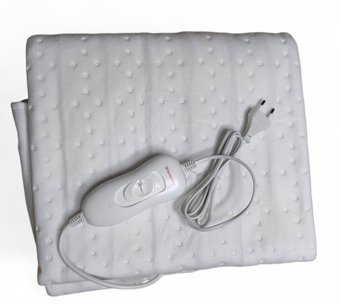 Електропростирадло 150х80 см з підігрівом Warmatex DELUX Electric Underblankets Туреччина Біле Одинарне ALN-WD 100 фото