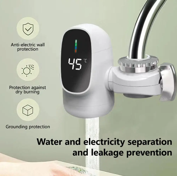 Водонагреватель ZSW-D03  проточный электрический Water Heater с экраном  ALN-D03  фото