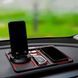 Органайзер на панель приборов в автомобиль 4-в-1 Черный с красным кантом и ароматизатором ALN-2707R фото 2